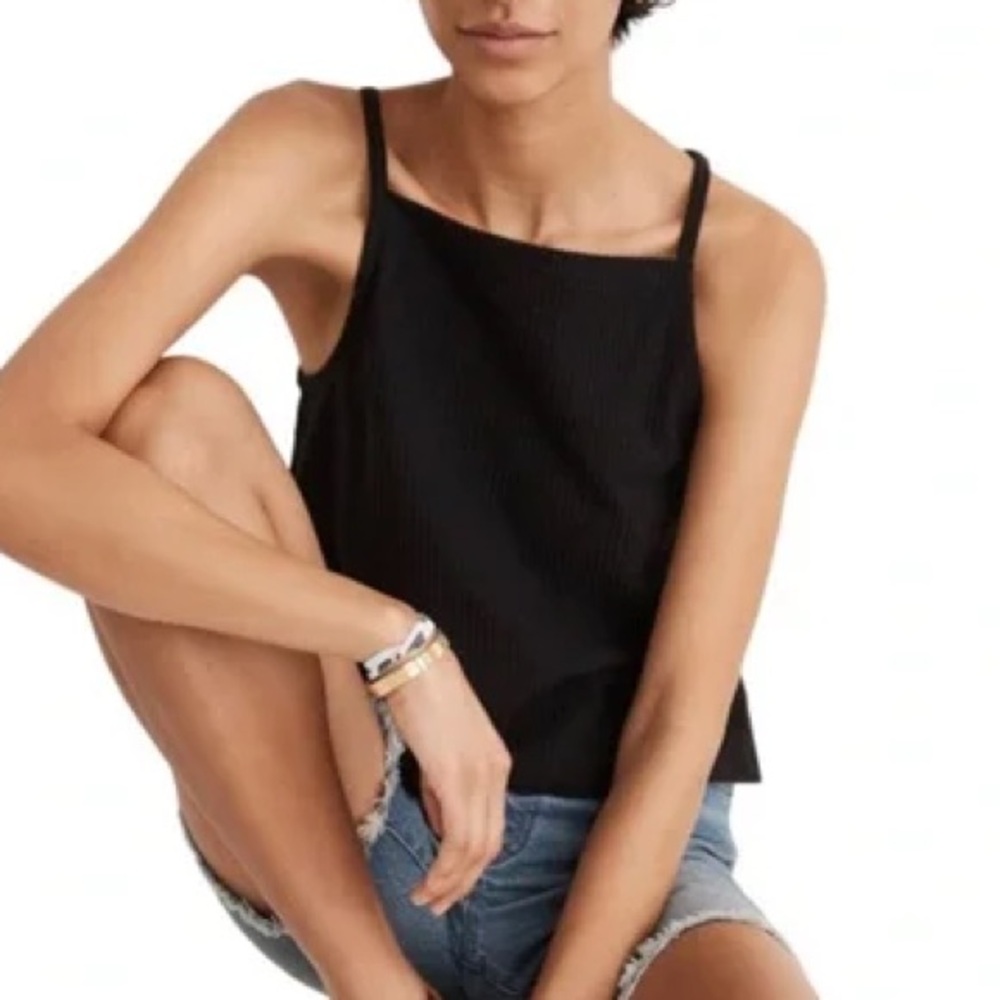 NWT Madewell seersucker apron tank size xxs